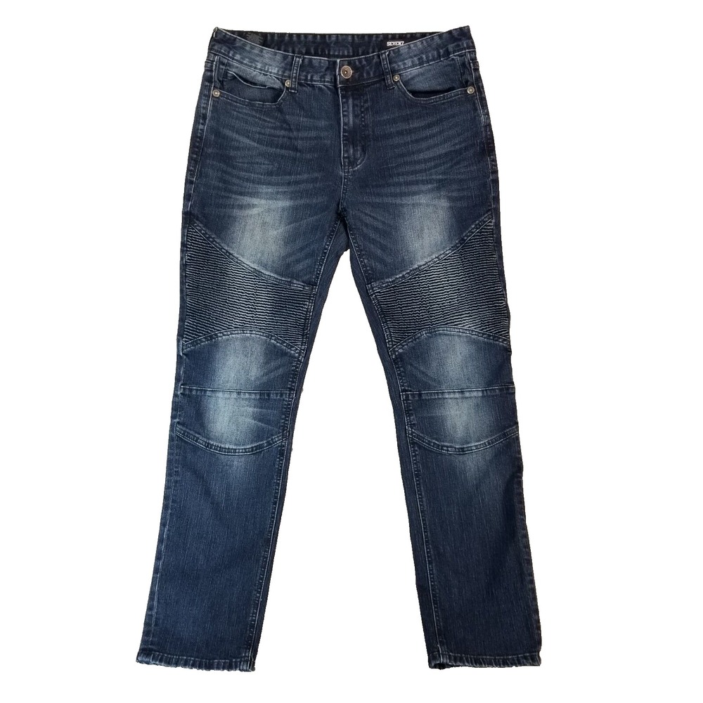 Seven7 jeans men's 34x31 slim straight blue Flex stretch denim